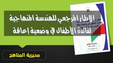 الإطار المرجعي للهندسة المنهاجية لفائدة الأطفال في وضعية إعاقة