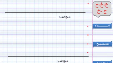 Screenshot 2020 03 15 كراسة الكتابة خاصة بالأسدوس الثاني مرجع كتابي في اللغة العربية المستوى الأول 2020 أستاذ برو