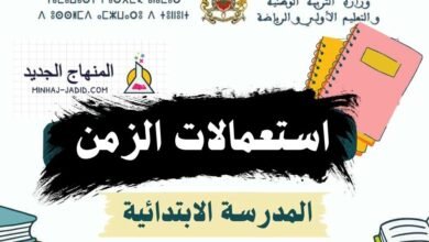 استعمال الزمن ابتدائي 2024-2025 pdf